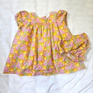 BUSYBEES | Floral Baby Dress with Bloomers | 9m